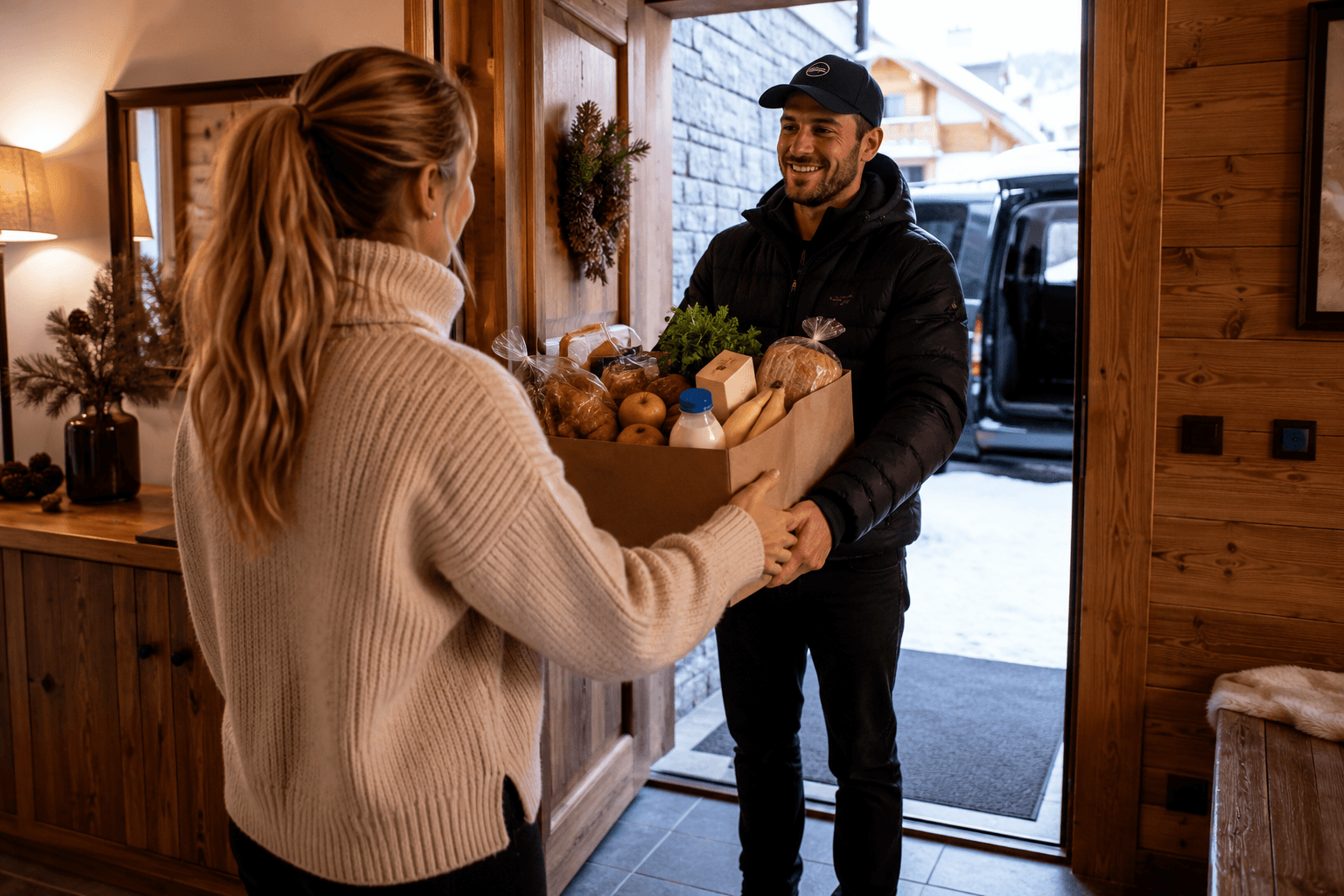Courses & panier bienvenue